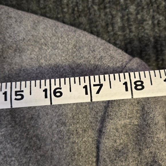 WEATHER REPORT Electric Grandpa Preppy Light Gray Wool Blend Peacoat Jacket Coat - Picture 10 of 11